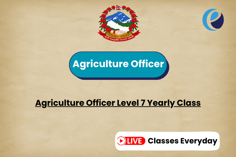 Agriculture Officer Level 7 Yearly Class